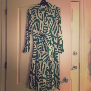 DVF Shirtdress in Vintage Print